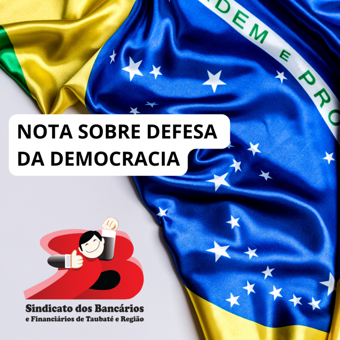 NOTA SOBRE DEFESA DA DEMOCRACIA